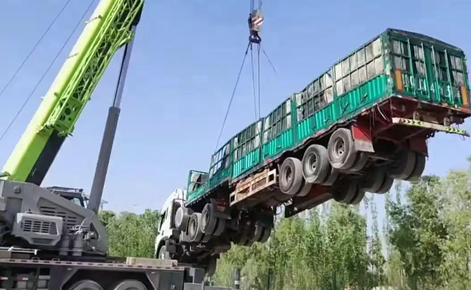 中区道路脱困救援案例